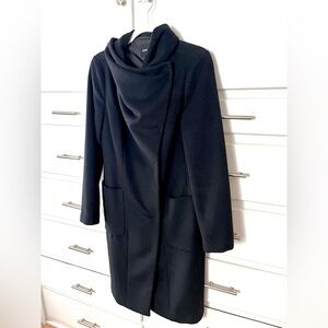 Express long winter coat in black size small